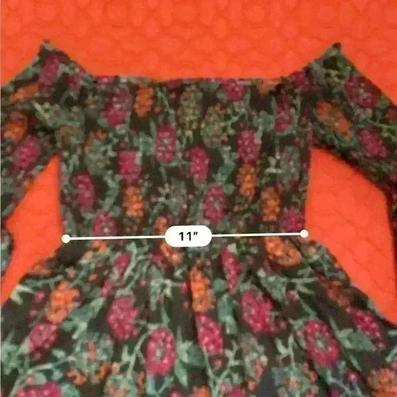 Likely Manning Smocked Off The Shoulder Floral Printed Mini Dress XS. - Picture 13 of 14